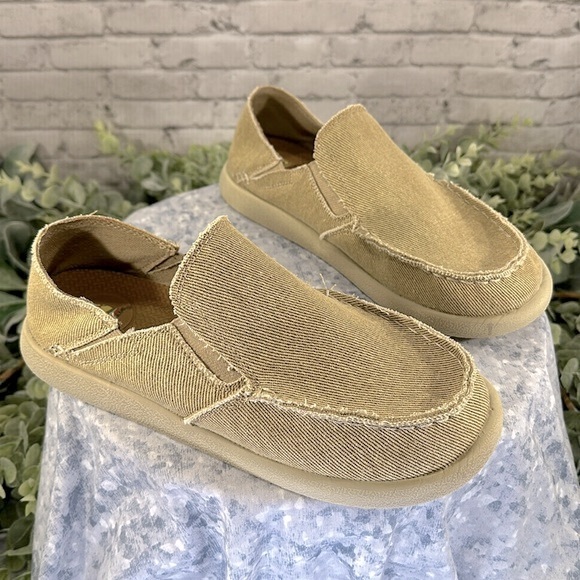 Aloha Island “Nolan” Tan Moc Toe Ultralight Canvas Slip-on Casuals Men’s 7M✨EUC - Picture 9 of 9
